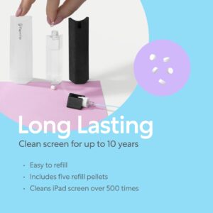 Paperlike's All-in-One Cleaning Kit - Refillable Microfiber Spray Bottle & Cleaning Solution + 5 Refill Tablets - Safe for iPad & Electronic Displays