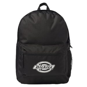 dickies logo backpack, black, one size