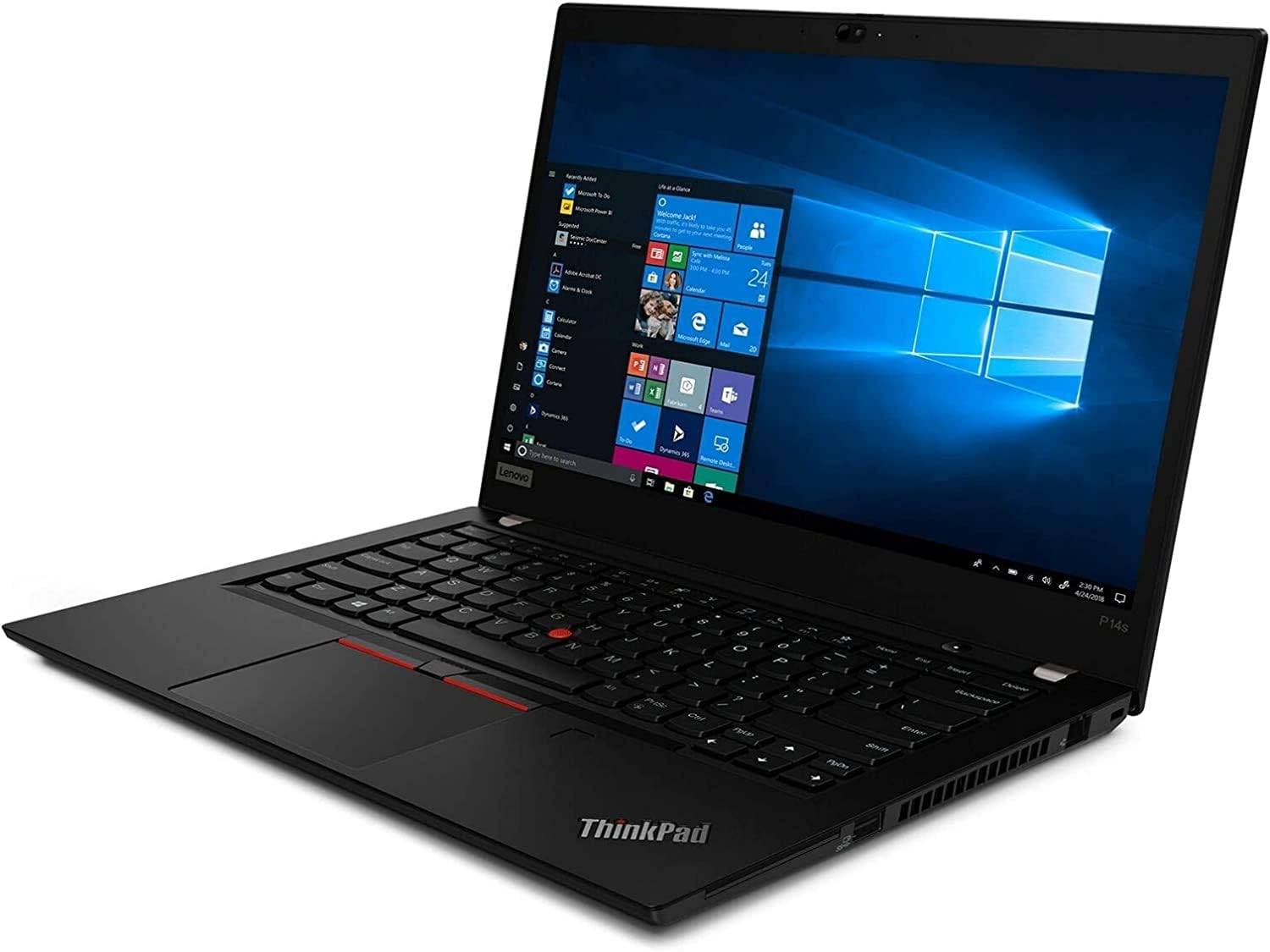 Lenovo Thinkpad P14s Gen 2 2023 Business Laptop 14" FHD Touchscreen 4-Core Intel i7-1185G7 32GB DDR4 1TB SSD NVIDIA T500 4GB GDDR6 Thunderbolt 4 Wi-Fi 6 Backlit KB Fingerprint Win 11 Pro w/ONT USB