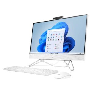 HP 2023 All-in-One AIO Desktop 23.8" FHD IPS Touch 10-Core 12th Intel Core i5-1235U Intel Iris Xe Graphics 16GB DDR4 512GB SSD WiFi AX RJ45 HDMI Windows 11 Pro w/RE 32GB USB