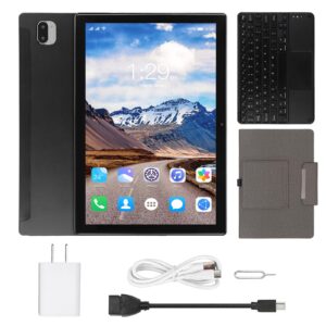 CUIFATI 2023 Upgrade 2 in 1 Tablet, 10 inch Android 12 Tablet with Keyboard, 6GB+12GB, Tablets with Case, Octa Core, 1960 * 1080 HD Touch Screen, 8MP Dual Camera, Games, WiFi (US Plug)