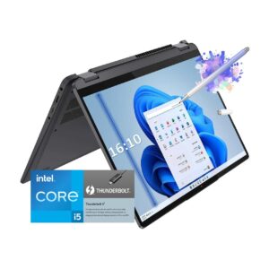 lenovo ideapad flex 5 14" 2-in-1 touchscreen laptop - 12th gen intel core i5-1235u - 1920 x 1200 - thunderbolt™ 4 - backlit keyboard, fingerprint reader-w/stylus (16gb ram | 1tb pcie ssd)