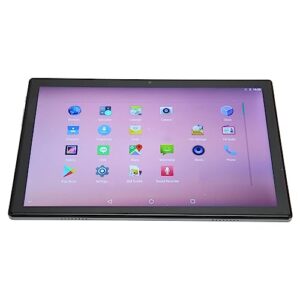gloglow 10 inch tablet pc, 5g wifi 128gb expand support dual speakers 100‑240v wifi tablet dual sim card slot for travel (us plug)