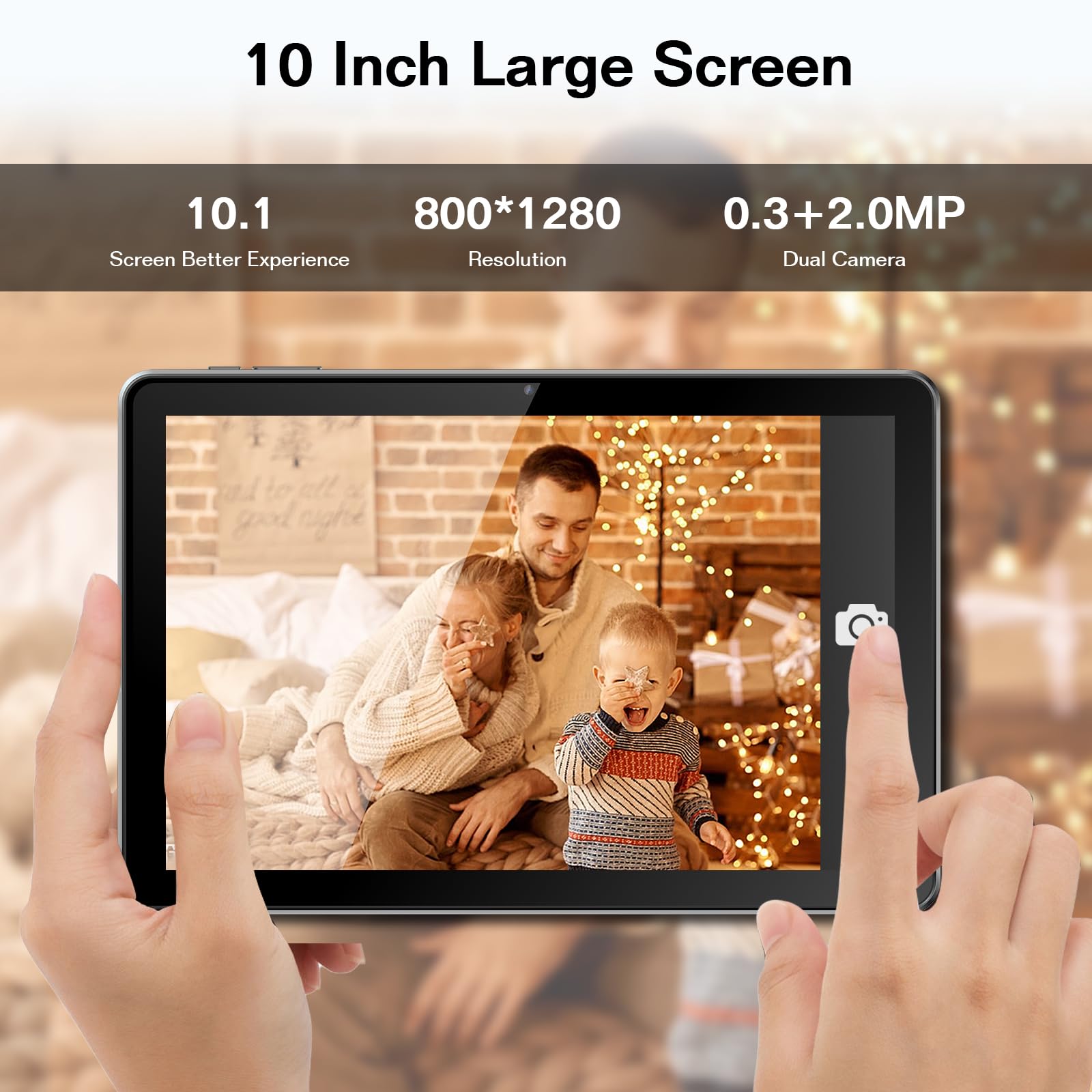 Tablet 10 inch Android Tablets for Adults 64GB Storage 512GB Expand, Google Tablet Android 11, Computer Tablet 10.1 inch IPS Touch Screen, WiFi Tablet 10+ inch with Dual Camera Metal Case