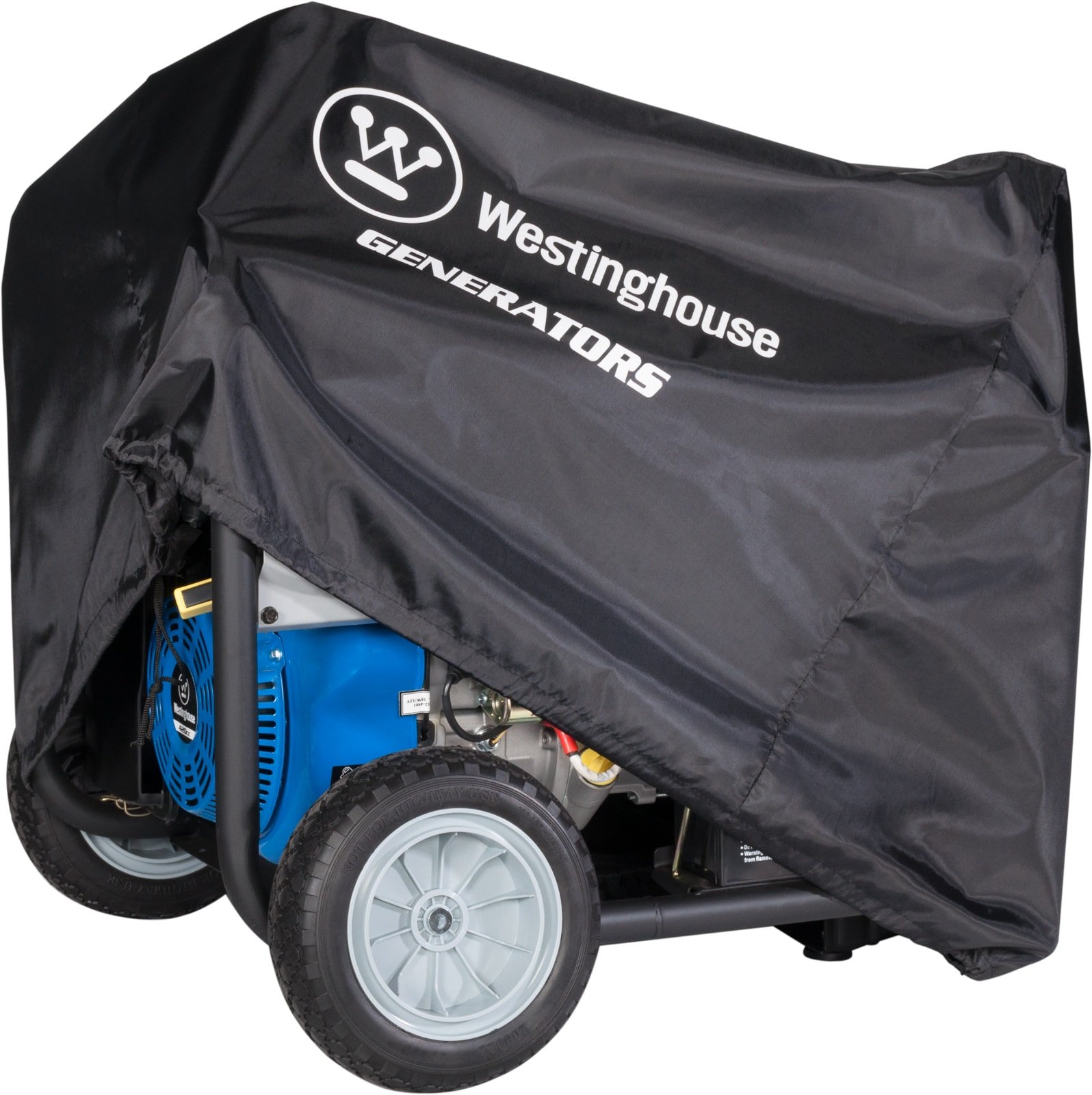 Westinghouse WGenTent Generator Running Cover for Open Frame Generators,Black + Westinghouse Outdoor Power Equipment WGen Generator Cover - Universal Fit For Portable Generators Up to 9500 Rated Watts