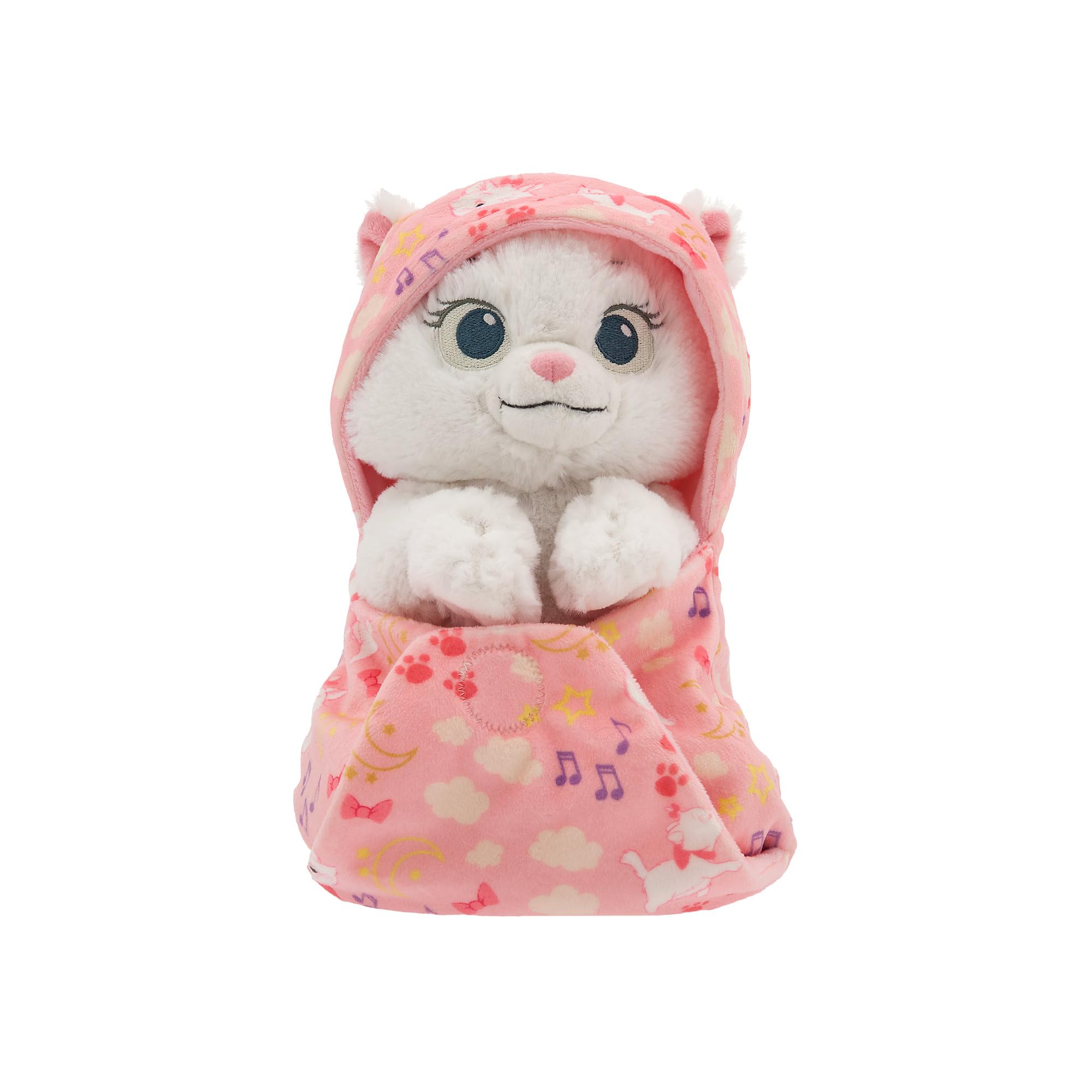 Disney Store Official Babies Collection: 10-Inch Marie from The Aristocats Plush in Swaddle - Official Soft Toy - Perfect for Fans & Kids