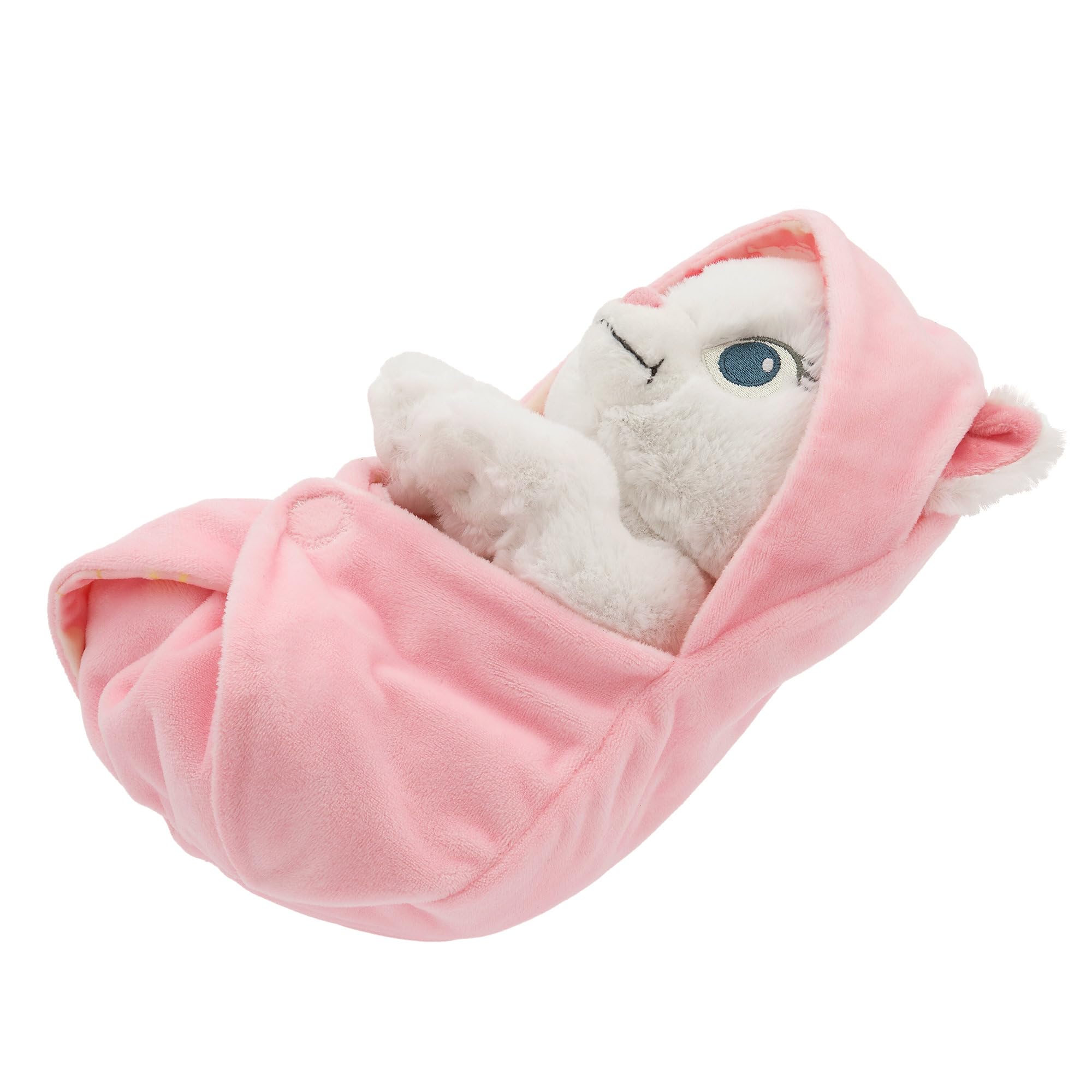 Disney Store Official Babies Collection: 10-Inch Marie from The Aristocats Plush in Swaddle - Official Soft Toy - Perfect for Fans & Kids