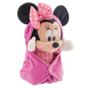 Disney Minnie Mouse Plush in Swaddle Babies – Small 11 Inch