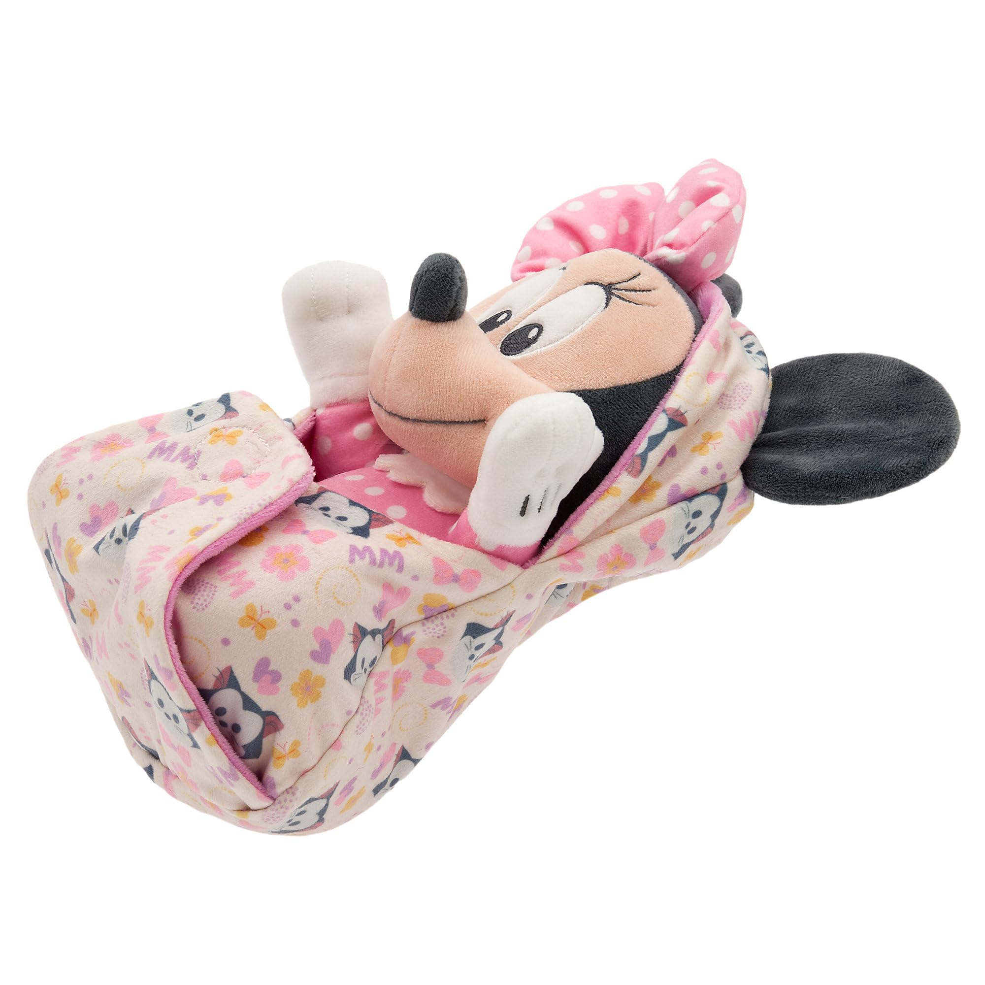 Disney Minnie Mouse Plush in Swaddle Babies – Small 11 Inch