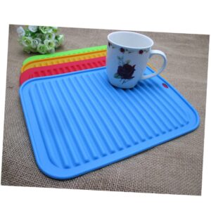 Alipis 3pcs Mat Heart Shaped Rug Sifter for Soil Insulation Pad Pads Drain Tray Coasters for Dining Table Non-Slip Pad Silicone Mat Programmable Coffee Maker Large