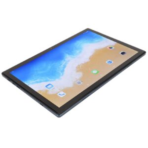 gloglow 10.1 inch tablet, reading tablet dual camera blue 8gb ram 128gb rom octa core cpu 3 card slots for school (us plug)