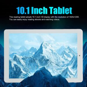 GLOGLOW Tablet PC, 1920x1200 100-240V 5G WiFi Dual Card Dual Standby 10.1 Inch Tablet for Android 10 for Writing (US Plug)