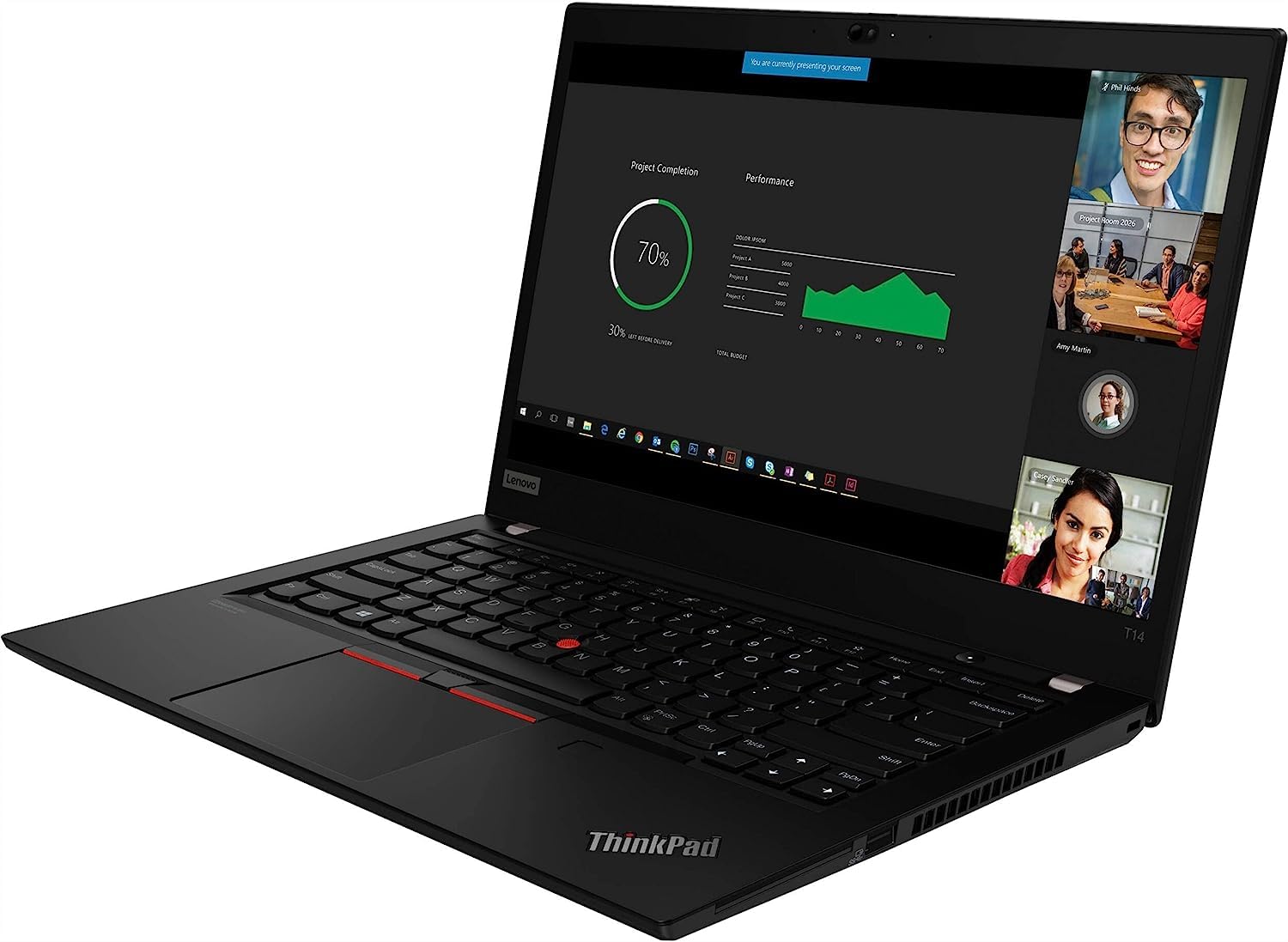 Lenovo ThinkPad T14 Gen 2 Business Laptop 14.0" Touchscreen FHD IPS (AMD Ryzen 5 Pro 5650U, 32GB RAM, 512GB PCIe SSD, AMD Radeon, Fingerprint, Thunderbolt 4, WiFi 6E, Win10Pro) w/Dockztorm Dock
