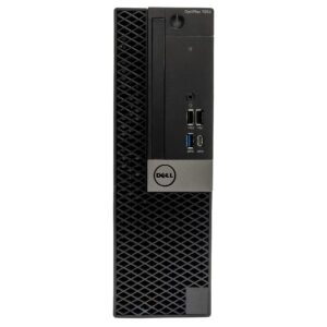 Dell Optiplex 5050 (RGB) Desktop Computer | Quad Core Intel i7 (3.4) | 16GB DDR4 RAM | 500GB SSD Solid State | Windows 10 Professional | New 22in LCD Monitor | Home or Office PC (Renewed), Black