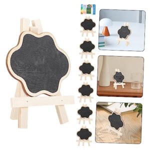 SEWACC 1 Set Mini Blackboard Miniature Table Chalkboard Outdoor Chalkboard Mini Chalkboard Sign Message Board Small Chalkboard Sign Weddings Signs Food Vertical Drawing Board Child Wooden