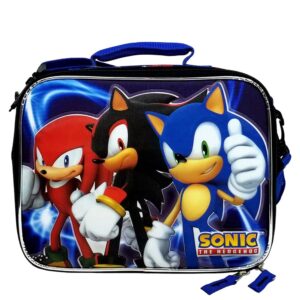 sonic the hedgehog power-packed lunch #sh57788, medium, black