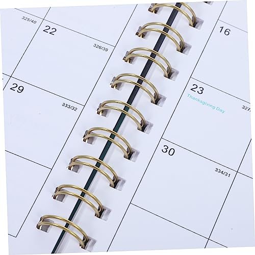 Operitacx 2024 Agenda Book Monthly Planner Notebook Daily Planner Notepad Academic Planner Writing Journal Notebook Daily Planning Calendar Horizontal Grid Write a Book Paper Student