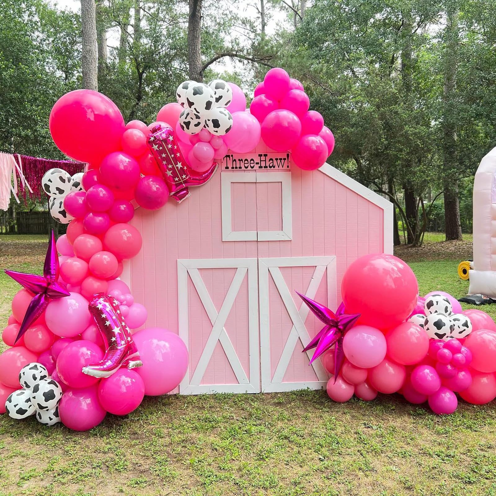 80pcs Hot Pink Balloons 12inch,Bright Pink Latex Balloons for Birthday Bridal Shower Wedding Bachelorette Party Decorations (with Hot Pink Ribbon)