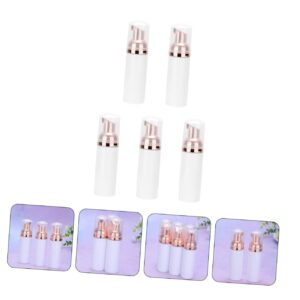 FOMIYES 15 pcs Mousse Sparkling Bottle Travel soap Dispenser Human Kids foamingsoap Holder Tray foaming soap Dispenser Bowl jar Machine Travel Hand soap foaming Shopkeeper Filling Plastic