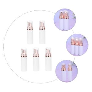 FOMIYES 15 pcs Mousse Sparkling Bottle Travel soap Dispenser Human Kids foamingsoap Holder Tray foaming soap Dispenser Bowl jar Machine Travel Hand soap foaming Shopkeeper Filling Plastic