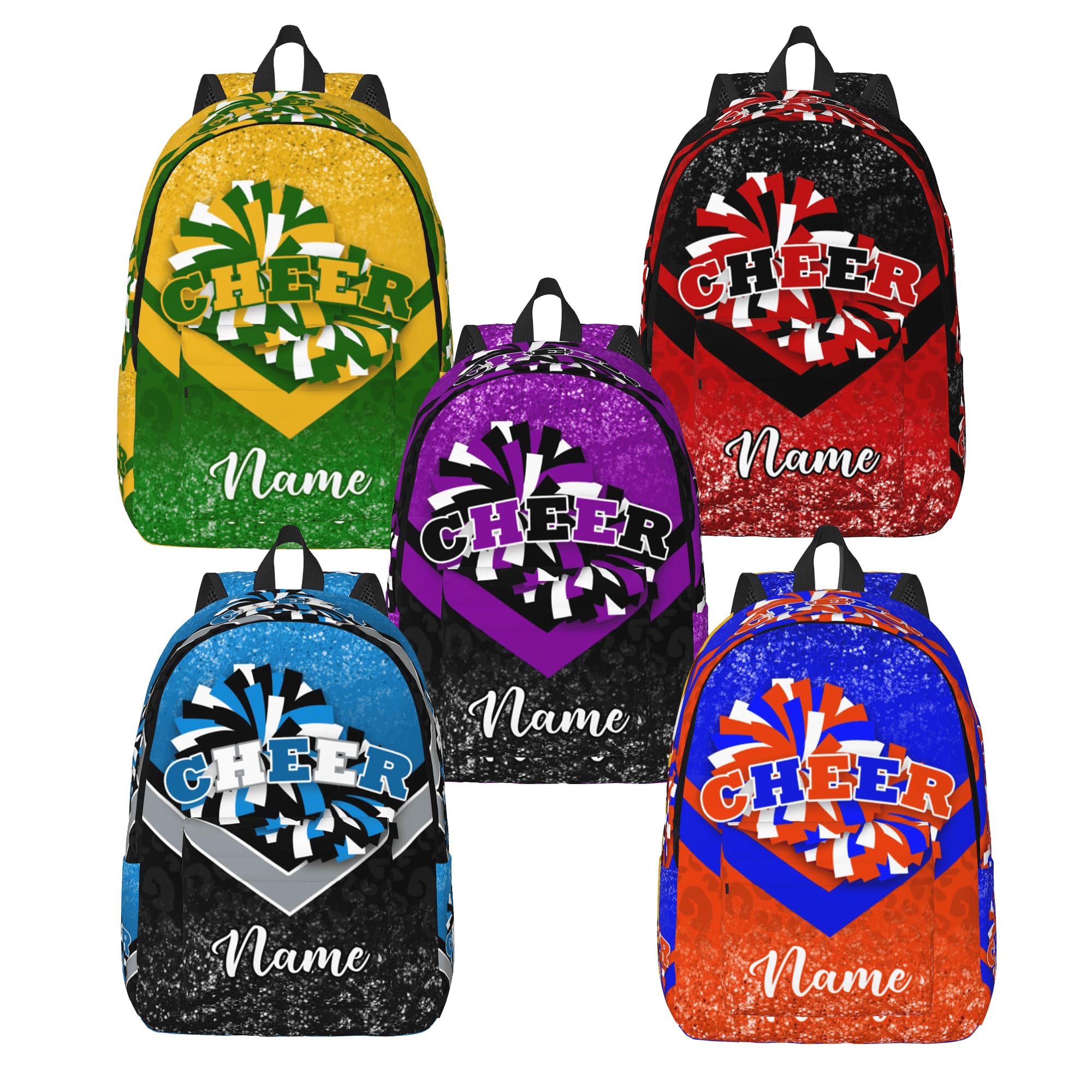 Custom Cheerleading Backpack Personalized Cheer Bags with Name Cheer Backpack for Cheerleaders Cheerleader Team Gift 1Pcs