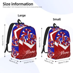 Custom Cheerleading Backpack Personalized Cheer Bags with Name Cheer Backpack for Cheerleaders Cheerleader Team Gift 1Pcs