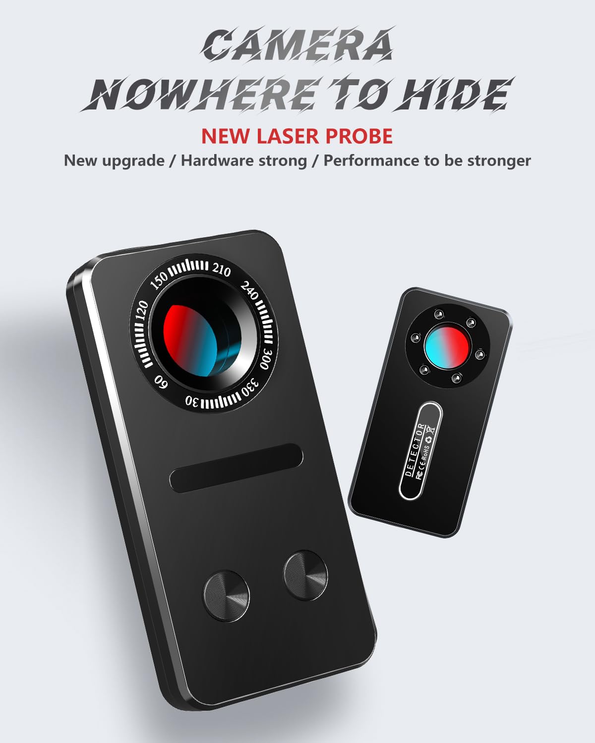 COHANA Hidden Camera Detector Infrared Camera Sweeper, Spy Camera Detector Spy Camera Finder, Bug Detector - Hidden Camera Finder Portable and Easy-to-Use Privacy Guardian
