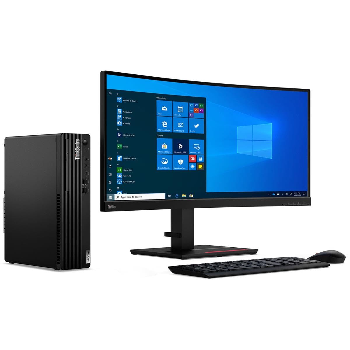 Lenovo ThinkCentre M75s Gen 2 Desktop Computer, AMD Ryzen 5 PRO 5650G Hexa-core 3.90 GHz, 8GB DDR4 RAM, 25GB NVMe SSD, Windows 11 Pro