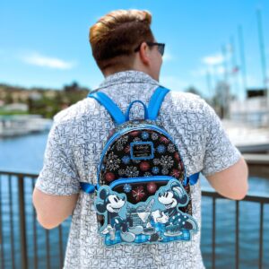 Loungefly Disney Mickey Mouse Fireworks Summertime Picnic Mini Backpack Exclusive