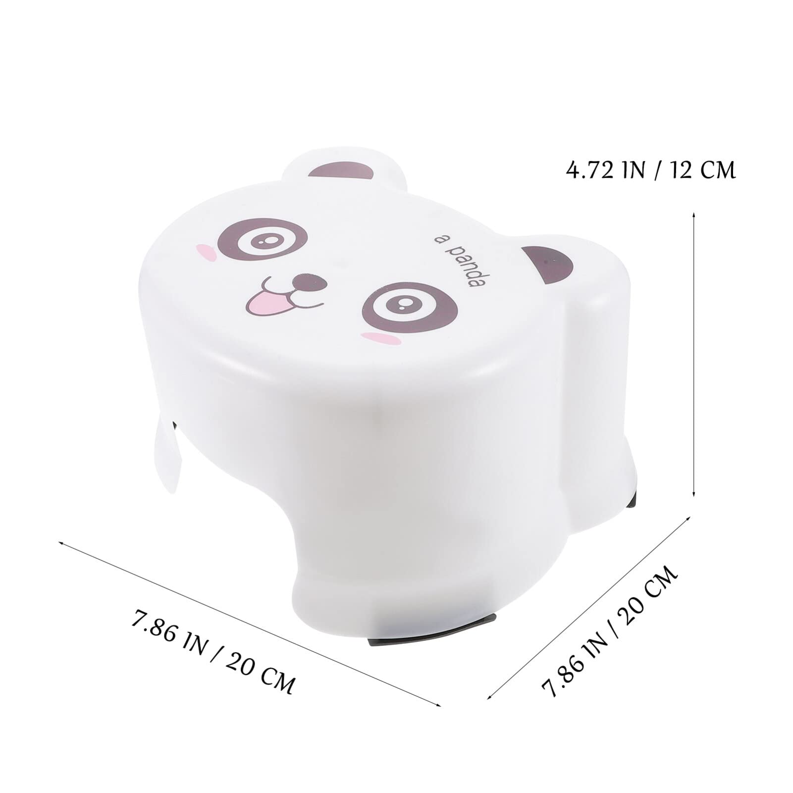 Totority Cartoon Plastic Stool Plastic Step Stool Bathroom Stool for Toddlers Toddler Potty Toilet Stools Toilet Step Stool for Kids for Adults Non-Slip Bathroom Chair Child White Baby Sink