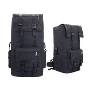 aeseark travel backpack-120l hiking backpack waterproof military camping rucksack daypack,climbing bags (black-120l)