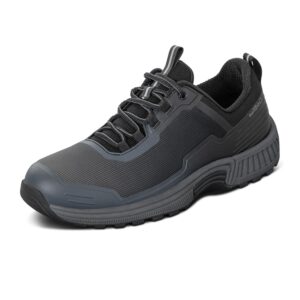 orthofeet women's orthopedic black bristol hiking shoes, size 7.5