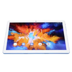 gloglow gaming tablet, office tablet 5g wifi quad core 10.1 inch 8gb ram 128gb rom for school (blue)