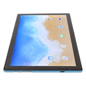 gloglow office tablet, blue 10 inch 7000mah octa core cpu 8gb ram 256gb rom hd tablet for school (us plug)