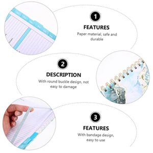 Ciieeo Binder Clips Planner A5 Paper Articles for Daily Use Spiral Binder Planner