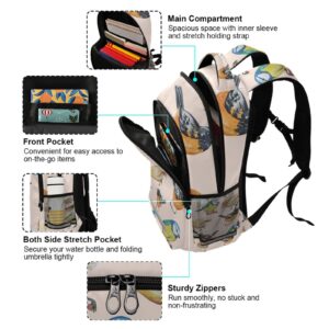 BOENLE Birds Backpack Boys Girls Bookbag 3-5th Grade Elementary School Bag Kids Travel Rucksack