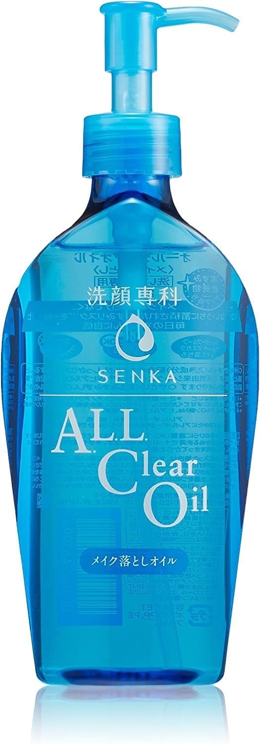 mussor Senka Cleansing Oil ALL Clear Oil 7.77Floz(230ml) Makeup Remover Oil JAPAN For Face And Waterproof Mascara