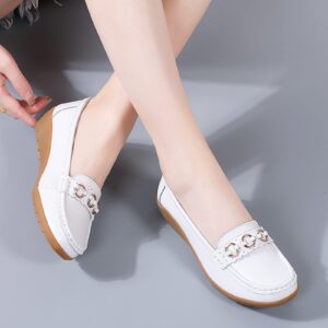 USYFAKGH Women's Flats Black Flats Shoes Ballet Flats Women's Casual Shoes Shoes Shoes Solid Single Loafers Color Casual Flat Women's Working Shoes for Women Office Flat