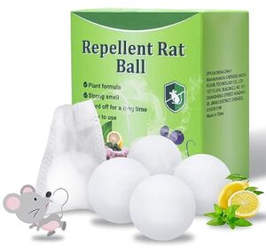 4 pack mouse repellent mice repellent, peppermint oil to repel mice and rats, rat rodent repellent pest insect control