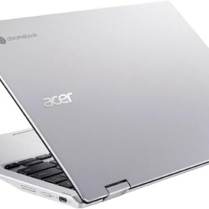 acer Spin 513 Chromebook, 13.3" FHD 2-in-1 IPS Multi-Touch Corning Gorilla Glass Display, Qualcomm Snapdragon 7c SC7180, 2.1GHz, 4GB RAM, 64GB eMMC, Chrome OS, Silver + Accessories