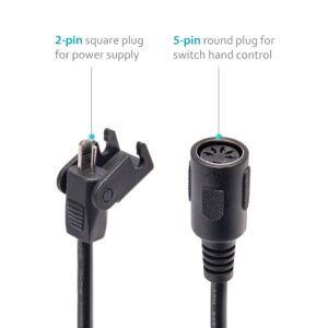 Okin Refined-R Motor Model JLDQ-14 & JLDQ.14.B.301.153D, Power Recliner Actuator Electric Lift Chair Replacement Part for JLDQ.14.B.301.153D03/D04