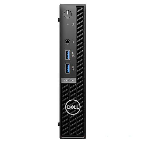 Dell OptiPlex 7010 Micro Form Factor Desktop, Intel Core i5-13500T (14 Core up to 4.6 GHz), Intel UHD Graphics, 16GB DDR4 RAM, 512GB PCIe SSD, Windows 11 Pro, Black