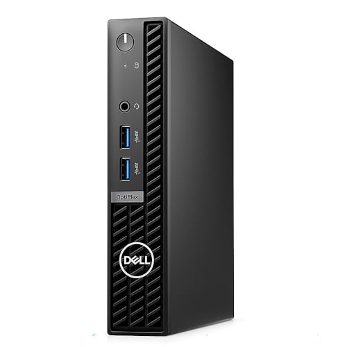 Dell OptiPlex 7010 Micro Form Factor Desktop, Intel Core i5-13500T (14 Core up to 4.6 GHz), Intel UHD Graphics, 16GB DDR4 RAM, 512GB PCIe SSD, Windows 11 Pro, Black