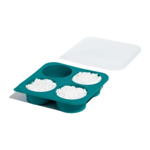 anytime freezer tray | anyday microwave cookware | soup freezer molds | silicone molds | freezer containers for food storage reusable | 1 x ½ cup tray
