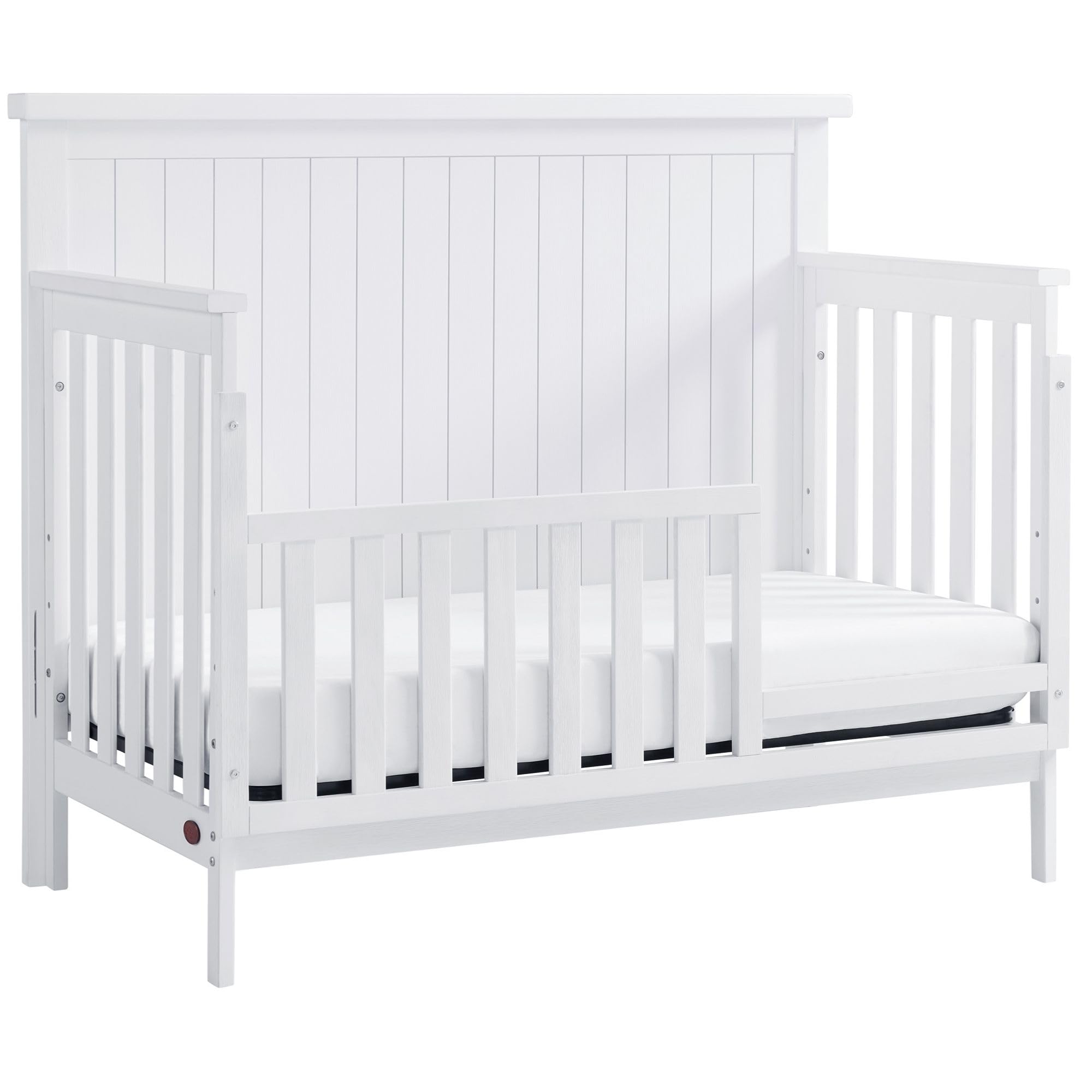 Soho Baby Everlee Crib to Toddler Bed Guard Rail Conversion Kit, Whitewash