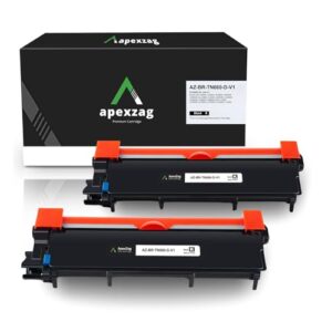 apexzag compatible tn660, tn-660, tn630 toner cartridge replacement for brother hl-l2300d hl-l2380dw hl-l2320d dcp-l2540dw hl-l2340dw hl-l2360dw mfc-l2720dw printer – black (2 pack)