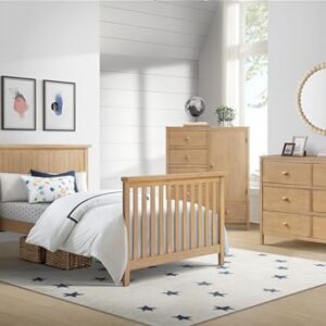 Soho Baby Everlee Crib to Full-Size Bed Conversion Kit, Honey Wood