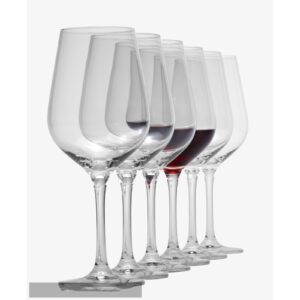 ninesung Wine Glasses Set of 4, Long Stem Wine Glasses, 12 Ounce Crystal White Wine Glasses, Burgundy Wine Glasses, Thin Rim, Large Wine Glasses for Christmas and New Year's Gift