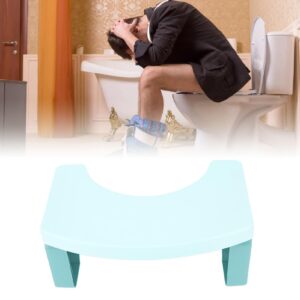 Zudoo Foldable Toilet Potty Stool, Easy to Storage Poop Foot Stool Anti Slip Comfortable Angle for Travel (Green)