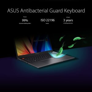 ASUS Vivobook S 15 15.6" FHD (1920x1080) Laptop 2023 New | 12th Intel i7-12700H 14-Core | Iris Xe Graphics | Backlit Keyboard | Thunderbolt 4 | Wi-Fi 6E | 16GB DDR4 512GB SSD | Win11 Pro